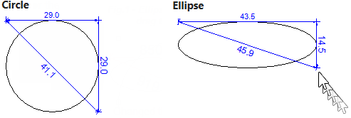 Click to view Ellipse resized with proportion maintained